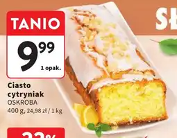 Intermarche Ciasto cytryniak OSKROBA oferta
