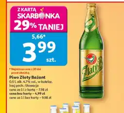 Auchan Piwo Złoty Bażant oferta