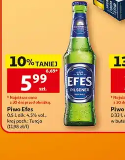 Auchan Piwo Efes oferta