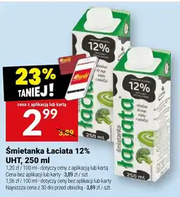 Twój Market Śmietanka Łaciata 12% UHT oferta
