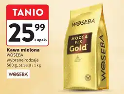 Intermarche Kawa mielona WOSEBA wybrane rodzaje oferta
