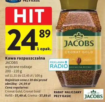 Intermarche Kawa rozpuszczalna JACOBS oferta
