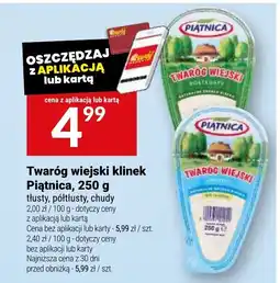 Twój Market Twaróg wiejski klinek Piątnica oferta