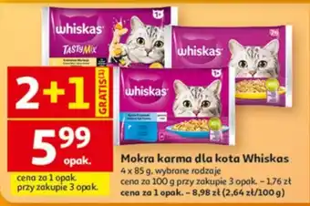 Auchan Mokra karma dla kota Whiskas oferta