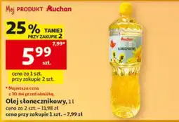 Auchan Olej słonecznikowy oferta