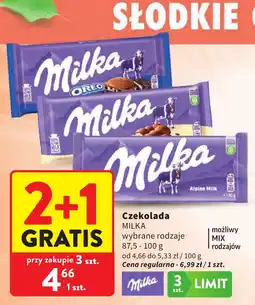Intermarche Czekolada MILKA oferta