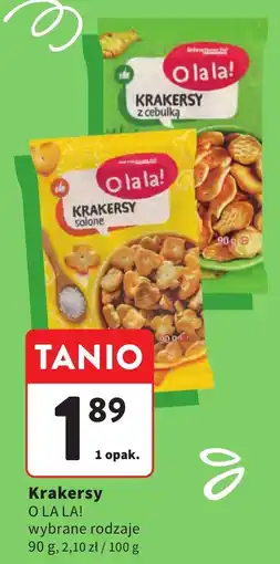 Intermarche Krakersy O LA LA! oferta
