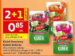 Auchan Kisiel Owocowy Kubek Delecta oferta