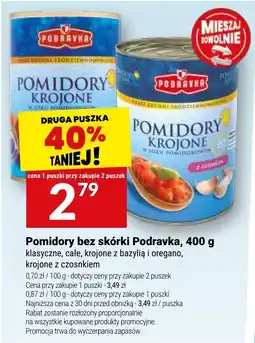 Twój Market Pomidory bez skórki Podravka oferta