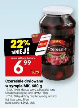 Twój Market Czeresnie drylowane w syropie MK oferta
