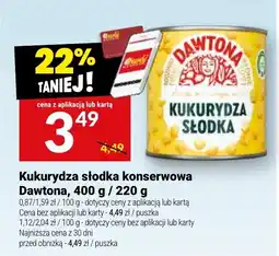 Twój Market Kukurydza słodka konserwowa Dawtona oferta