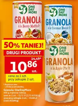 Auchan Granola OneDayMore oferta
