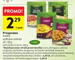 Intermarche Przyprawa KAMIS wybrane rodzaje oferta