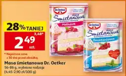 Auchan Masa śmietanowa Dr. Oetker oferta