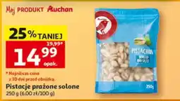 Auchan Pistacje prażone solone oferta