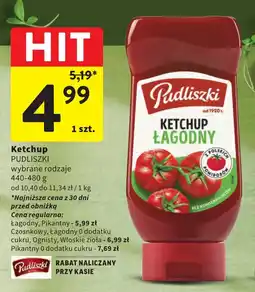 Intermarche Ketchup Pudliszki Łagodny oferta