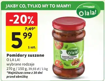 Intermarche Pomidory suszone O LA LA! oferta