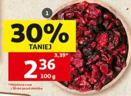 Auchan Czerwone jagody suszone oferta
