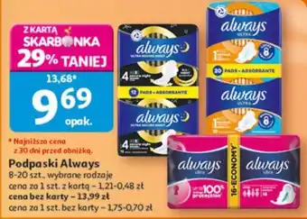 Auchan Podpaski Always oferta