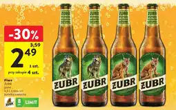 Intermarche Piwo ŻUBR jasne oferta