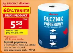 Auchan Ręcznik papierowy oferta