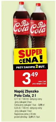 Twój Market Napój Zbyszko Polo Cola oferta
