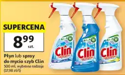 Auchan Płyn lub spray do mycia szyb Clin oferta