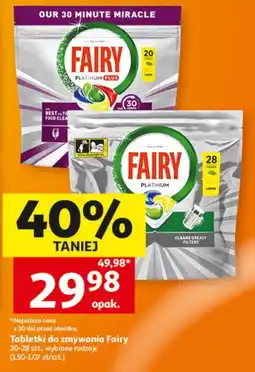 Auchan Tabletki do zmywania Fairy oferta