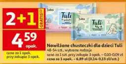 Auchan Nawilżane chusteczki dla dzieci Tuli oferta