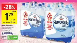 Intermarche Woda mineralna Staropolanka 800 oferta
