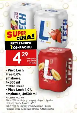 Twój Market Piwo Lech Free 0,0% smakowe oferta