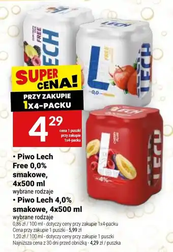 Twój Market Piwo Lech Free 0,0% smakowe oferta
