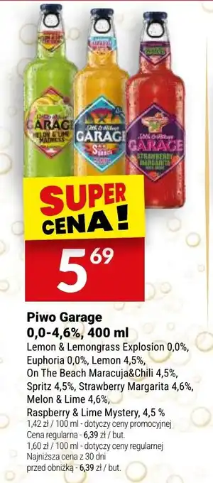 Twój Market Piwo Garage oferta