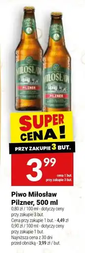 Twój Market Piwo Miłosław Pilzner oferta