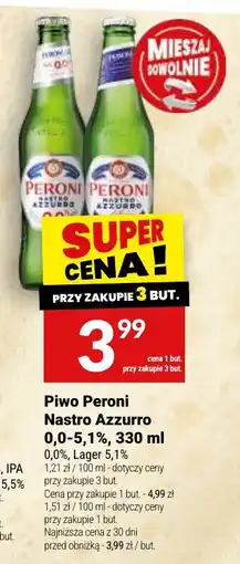 Twój Market Piwo Peroni Nastro Azzurro oferta