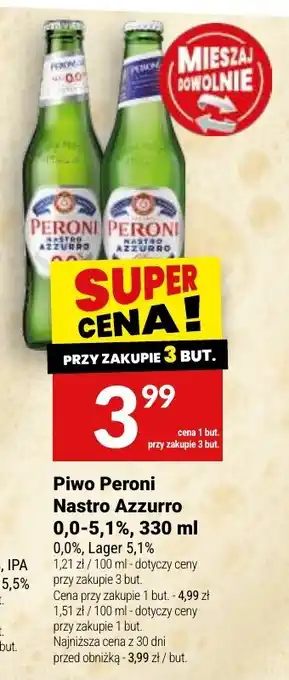 Twój Market Piwo Peroni Nastro Azzurro oferta