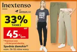 Auchan Spodnie damskie oferta