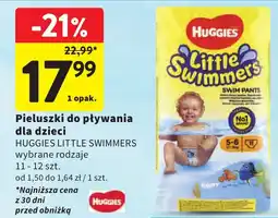 Intermarche Pieluszki do pływania dla dzieci HUGGIES LITTLE SWIMMERS oferta