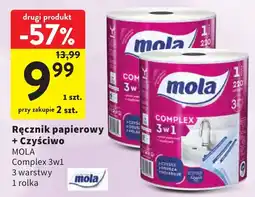 Intermarche Ręcznik papierowy + Czyściwo MOLA Complex 3w1 oferta