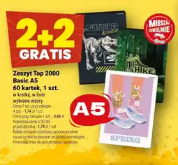 Twój Market Zeszyt Top 2000 Basic A5 oferta