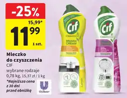 Intermarche Mleczko do czyszczenia CIF oferta