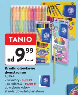 Intermarche Kredki ołówkowe dwustronne Astra oferta