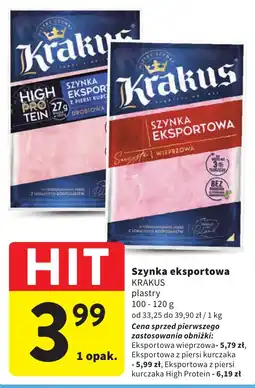Intermarche Szynka eksportowa Krakus oferta