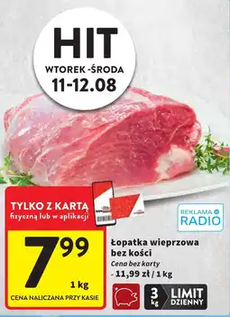 Intermarche Łopatka wieprzowa bez kości oferta