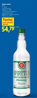 Lidl Spirytus kaliski oferta