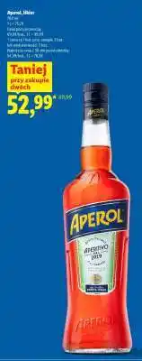 Lidl Aperol, likér oferta
