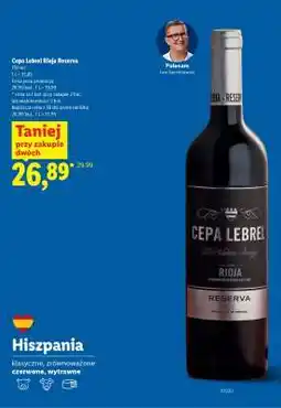 Lidl Cepa Lebrel Rioja Reserva oferta