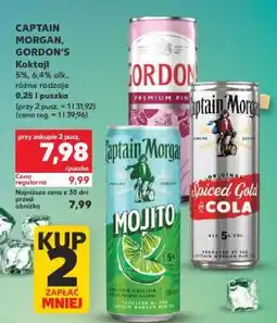 Kaufland CAPTAIN MORGAN, GORDON'S Koktajl oferta