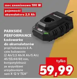 Kaufland PARKSIDE PERFORMANCE ładowarka do akumulatorów oferta