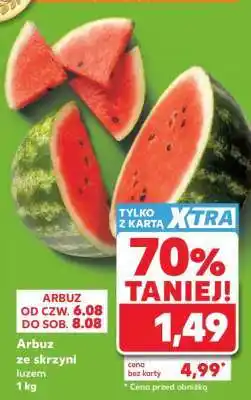 Kaufland Arbuz ze skrzyni luzem 1 kg oferta